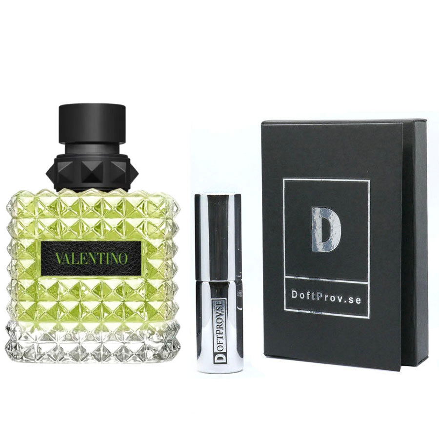 Valentino Uomo & Donna Born In Roma Green Stravaganza 5ml + 5ml Spray Bundle