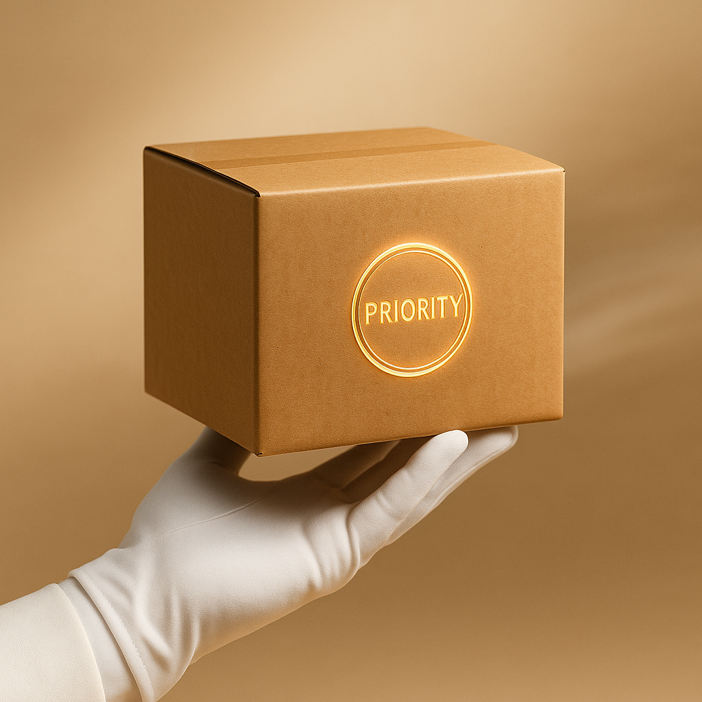 Förtur i hantering - för snabbare utskick